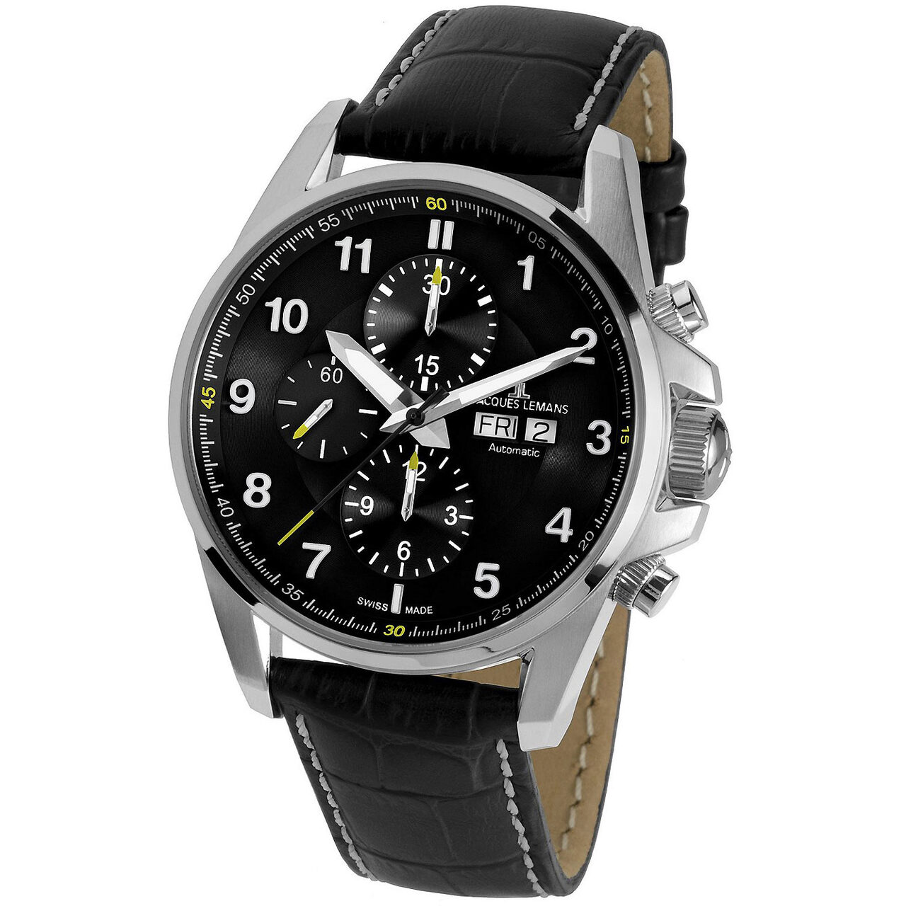 Ceas barbatesc Jacques Lemans 1-1750A ETA 7750 SWISS MADE